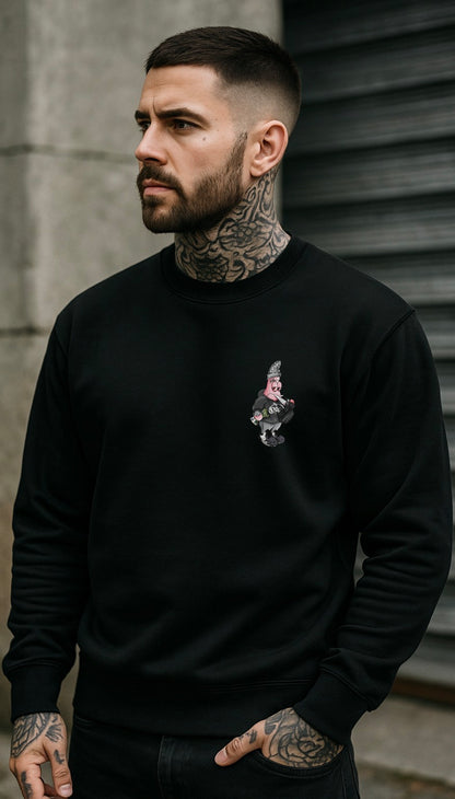 OG PATRICK Custom Sweatshirt  (Small front, Big Back Print)