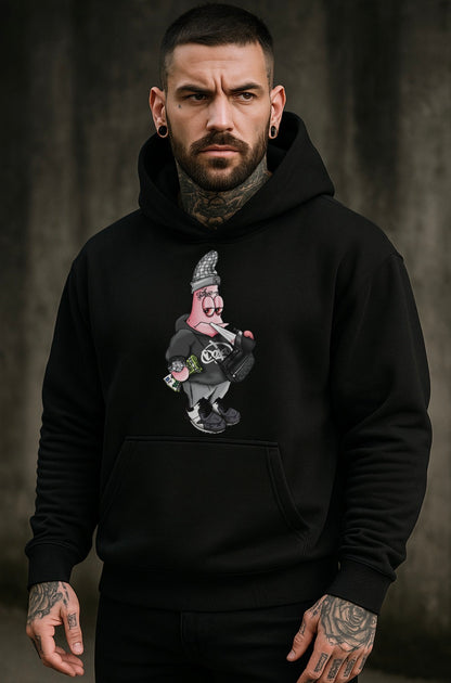 OG Patrick Custom  Premium Over size Hoodie (Frontprint Gross)