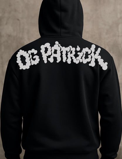 OG Patrick Custom Standard Hoodie (Small front / Big Back Print)