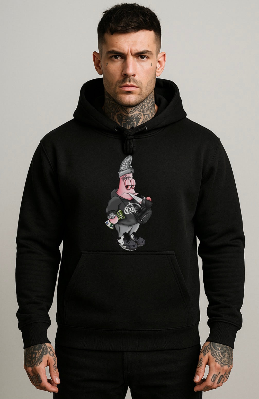 OG Patrick Custom Standard Hoodie (Frontprint Gross)