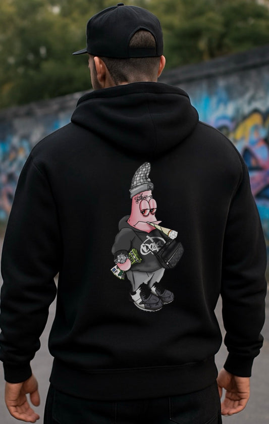 OG Patrick Custom  Premium Over size Hoodie Big OG Patrick Back print