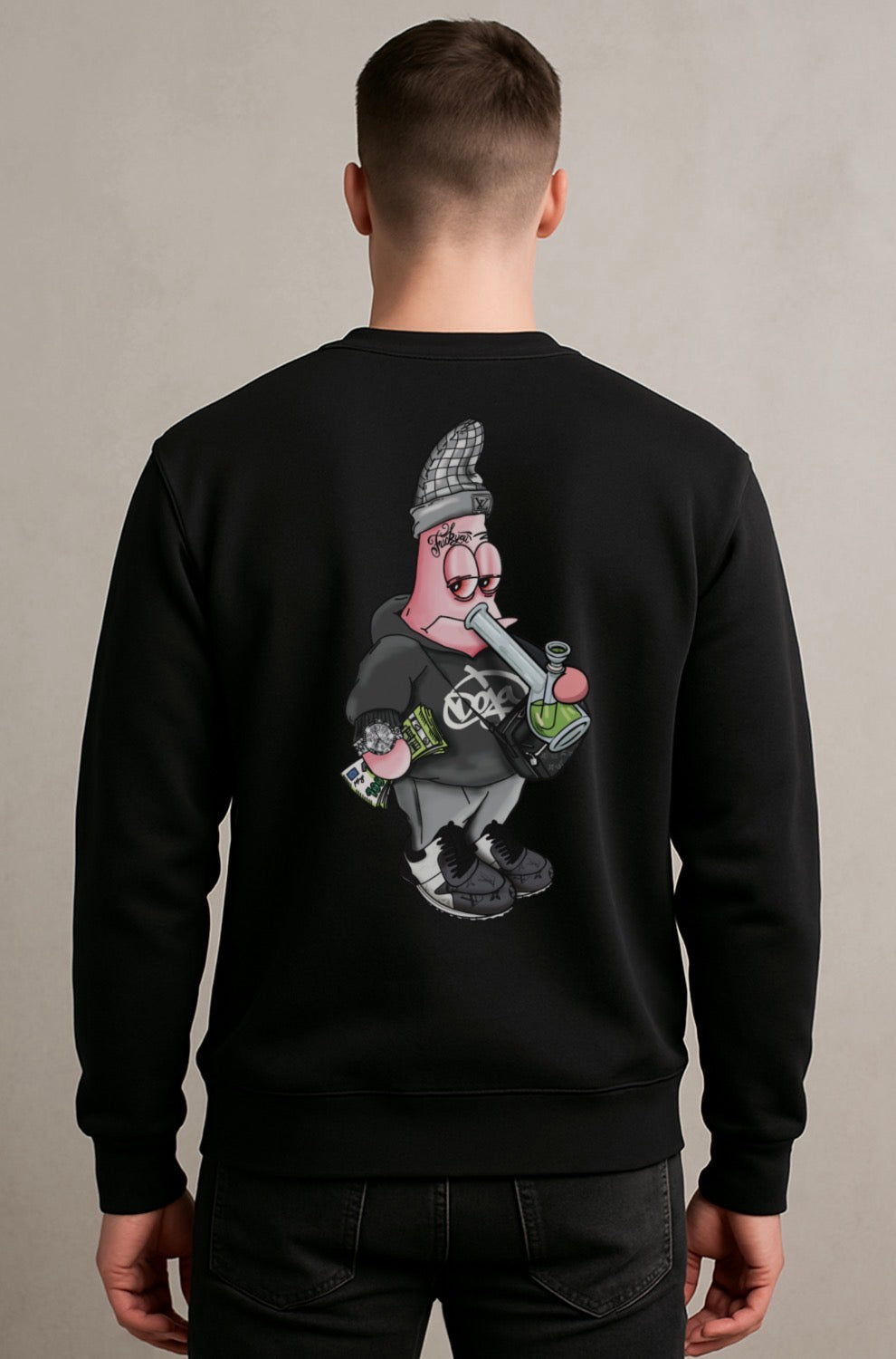 OG Patrick Custom  Sweatshirt  (Big OG Back print)