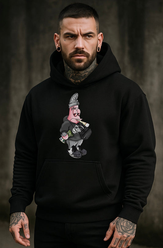 OG Patrick Custom  Premium Over size Hoodie (Frontprint Gross)
