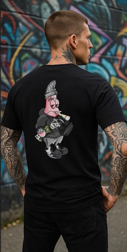 OG Patrick Custom  Oversiz T-shirt / Big OG Back print