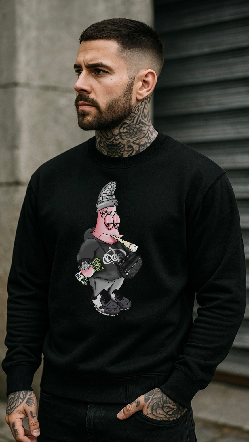 OG Patrick Custom Sweatshirt (Frontprint Gross)